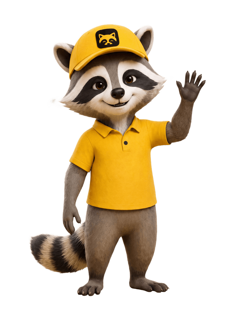 Maskot Medvedík Čistotný