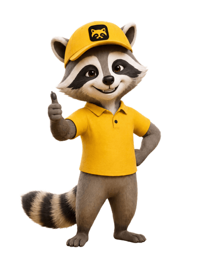Maskot Medvedík Čistotný